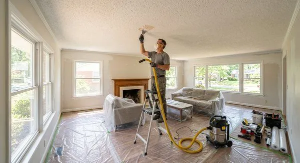 popcorn ceiling removal